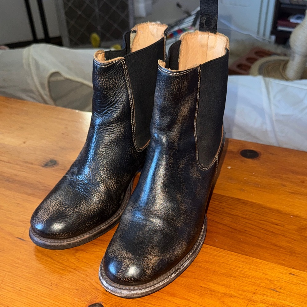 Bed Stu Lorn Leather Ankle Boots